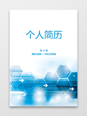 融合美學與安全 花紋花邊美術設計師的安防工程設計求職簡歷套裝